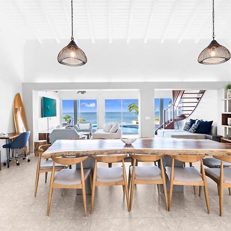 Surfsong Villa- Luxury Water Front Villa For 12 Maho Esterno foto