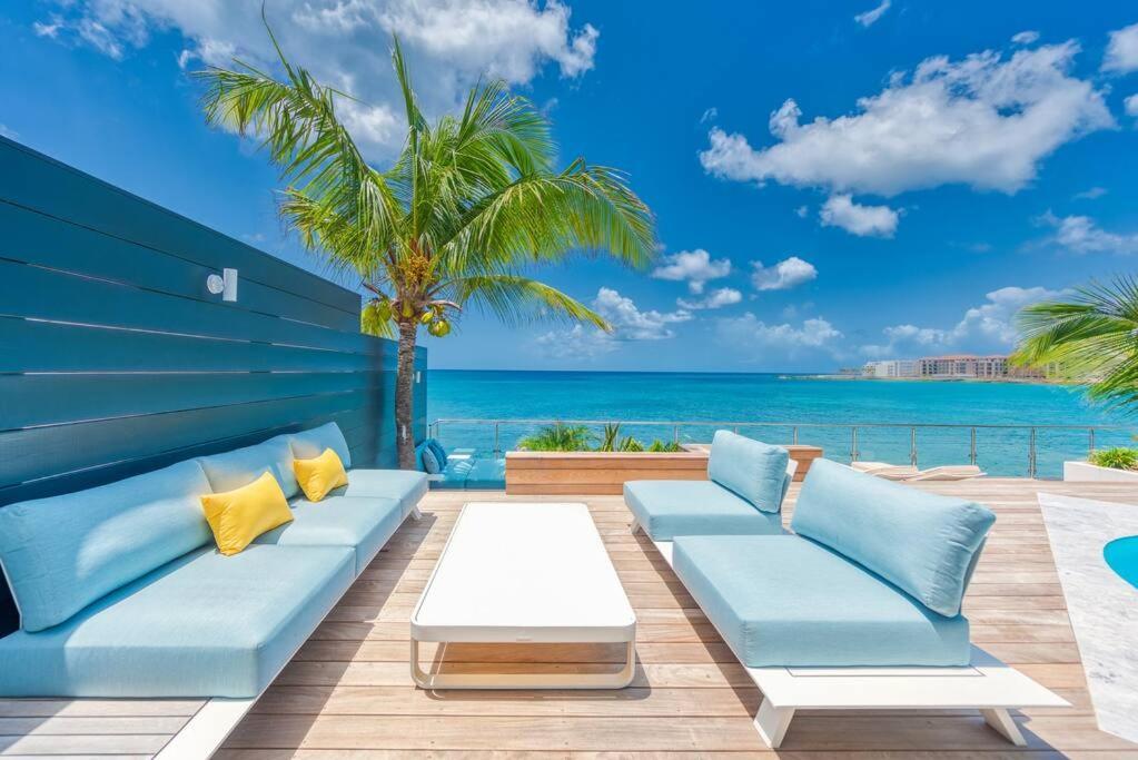 Surfsong Villa- Luxury Water Front Villa For 12 Maho Esterno foto