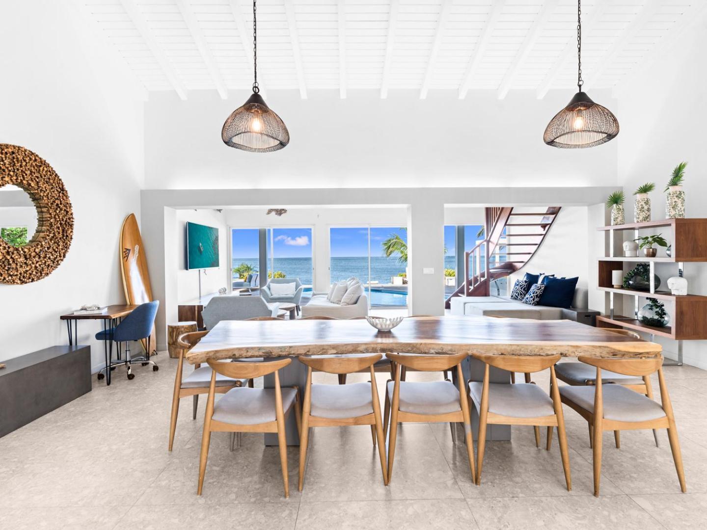 Surfsong Villa- Luxury Water Front Villa For 12 Maho Esterno foto